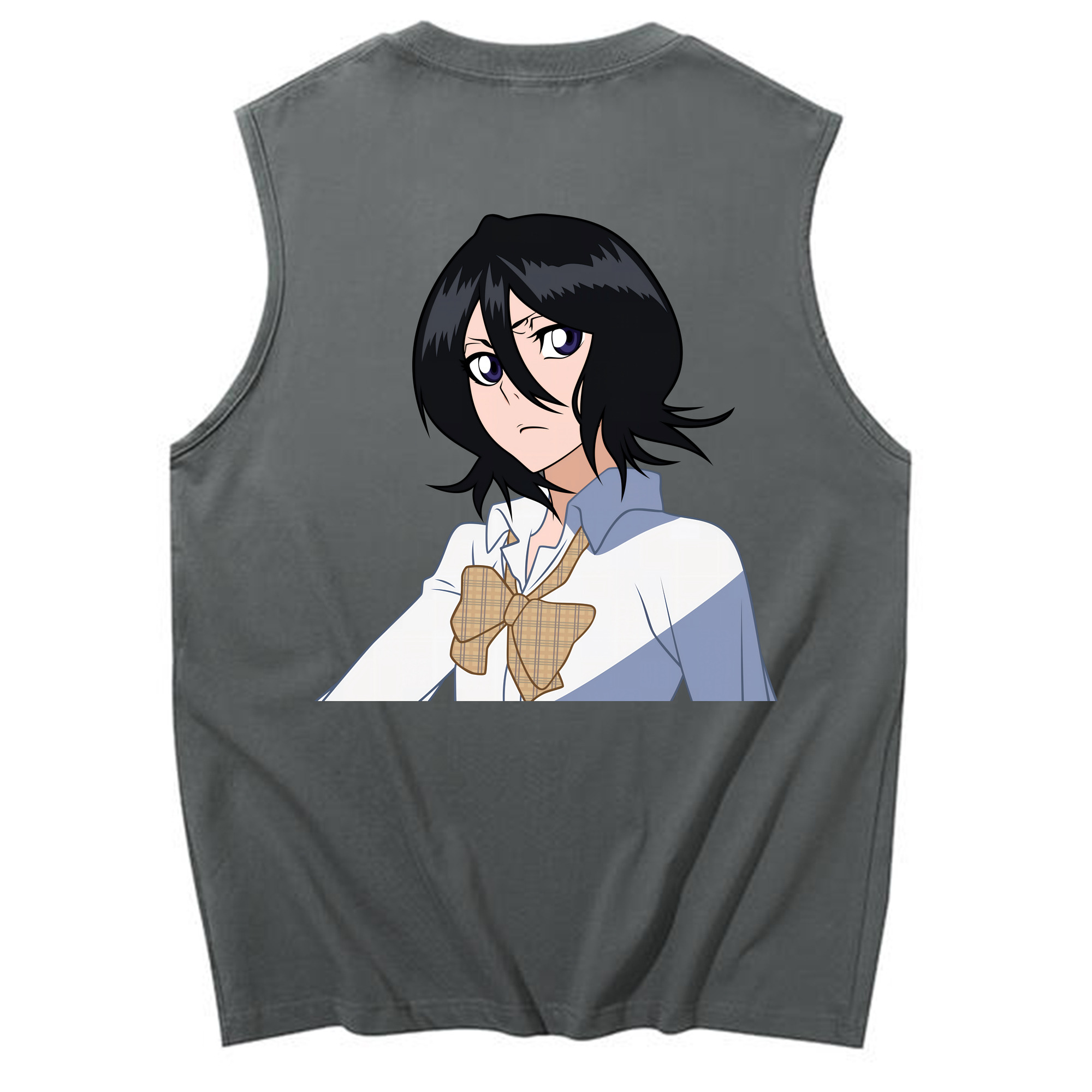 （画像用） ブリーチ 朽木ルキア BLEACH Kuchiki Rukia コットン100％タンクトップ（背面プリント）
